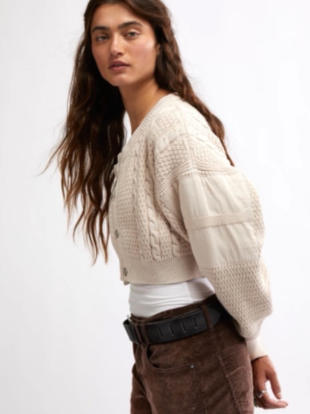 Free People We The Free Heritage Cardi Size L